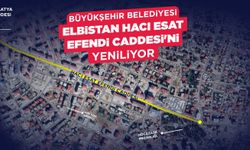 Kahramanmaraş Büyükşehir, Elbistan Hacı Esat Efendi Caddesi’ni 30 Milyonluk Yatırımla Yeniliyor