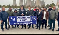 Anahtar Parti Elbistan İlçe Başkanı Özcan’dan Termik Santral Önünde Sert Açıklama!