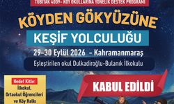 Kahramanmaraş’ta Köy Okullarına Yönelik Astronomi Projesi TÜBİTAK’tan Destek Aldı!
