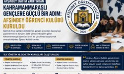 Kahramanmaraşlı Öğrenciler Afşinbey Öğrenci Kulübü Çatısı Altında Buluşacak