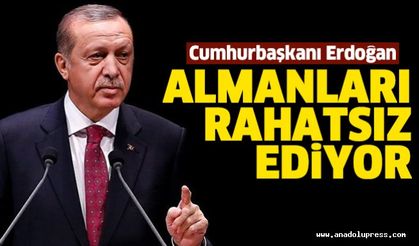 Cumhurbaşkanı Erdoğan Almanları rahatsız ediyor