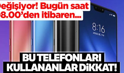 Eğer bu model telefonunuz varsa dikkat! Android'de değişikliğe gidildi kontrol edin...