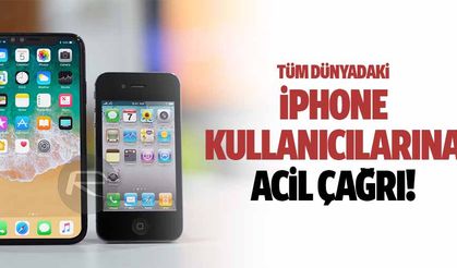 Tüm dünyadaki iphone kullanıcılarına acil çağrı!