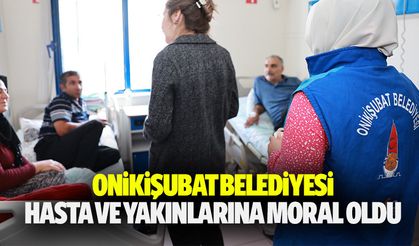 Onikişubat Belediyesi, Hasta ve Yakınlarına Moral Oldu