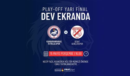 Büyükşehir, İstiklalspor’un Yarı Final Mücadelesini Dev Ekranda Sporseverlerle Buluşturacak!