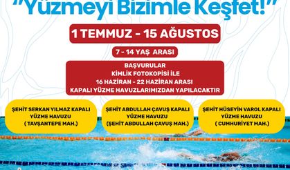 Onikişubat yüzme kursu başvuruları başladı!
