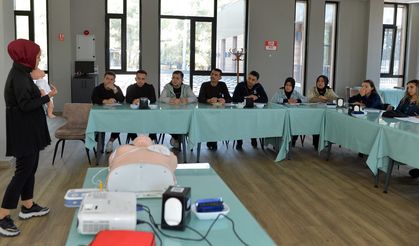 Kahramanmaraş Büyükşehir personeline ilk yardım eğitimi!