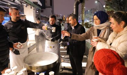 Alpedo’dan Kahramanmaraşlılara 1 Ton Sıcak Salep İkramı!