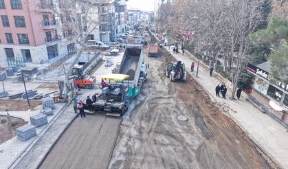 Asfalt Sırası Zübeyde Hanım Bulvarı’nda