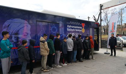 Pusula Maraş’ın Gezen Bilim Merkezi Yeni Misafirlerini Ağırladı