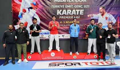 Kahramanmaraşlı karateci Türkiye ikincisi oldu!