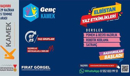 KAMEK Atölyeleri İlçelerde; Ücretsiz Kurslara Başvurular Başladı