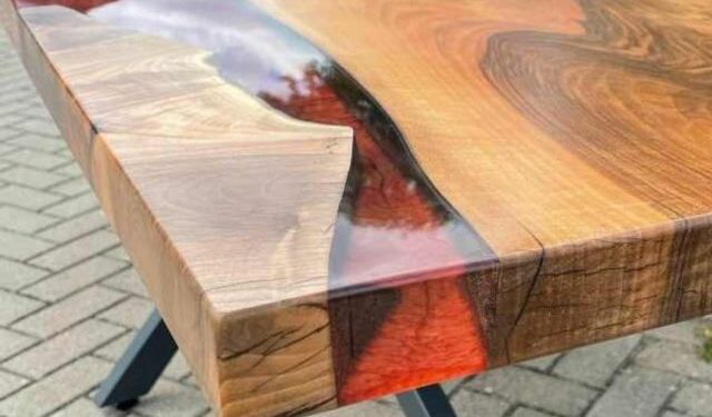 ART Epoxy tafel epoxy salon tafel productie Amster