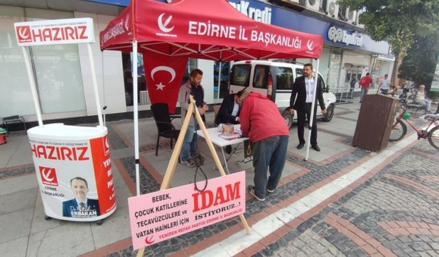 YRP’den ‘idam cezası’ için imza kampanyası!