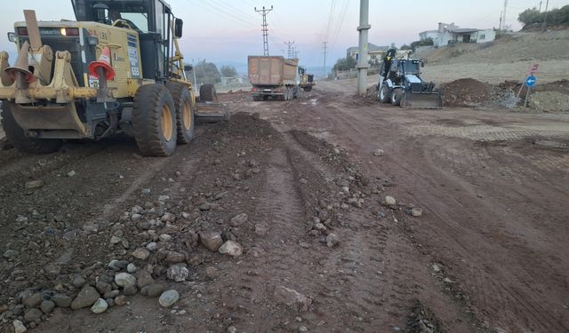 Türkoğlu Orçan Caddesi’nde Çalışma