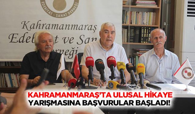 Kahramanmaraş’ta ulusal hikaye yarışmasına başvurular başladı!