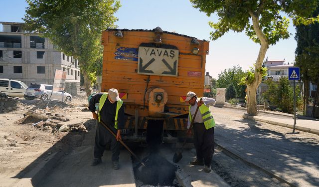 KASKİ Sahada; Altyapısı Tamamlanan Yollarda Kaplamalar Sürüyor!