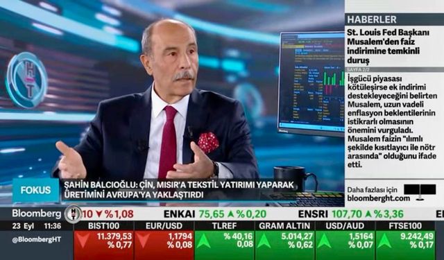 Şahin Balcıoğlu, “Çin, Mısır’a tekstil yatırımı yaparak üretimi Avrupa’ya yaklaştırdı”