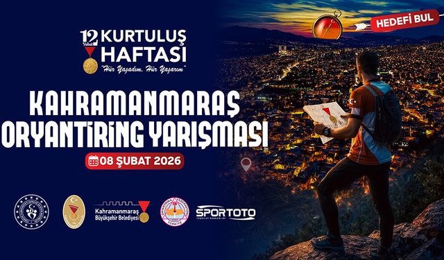 Kahramanmaraş’ta Oryantiring Yarışmasına Başvurular Başladı!