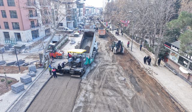 Asfalt Sırası Zübeyde Hanım Bulvarı’nda