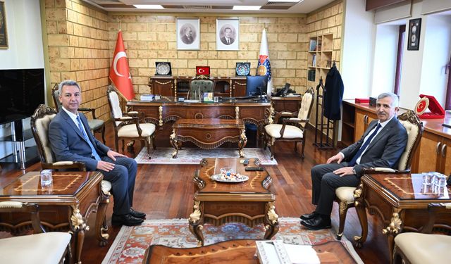 KSÜ Rektörü Okumuş’a ziyaretler devam ediyor