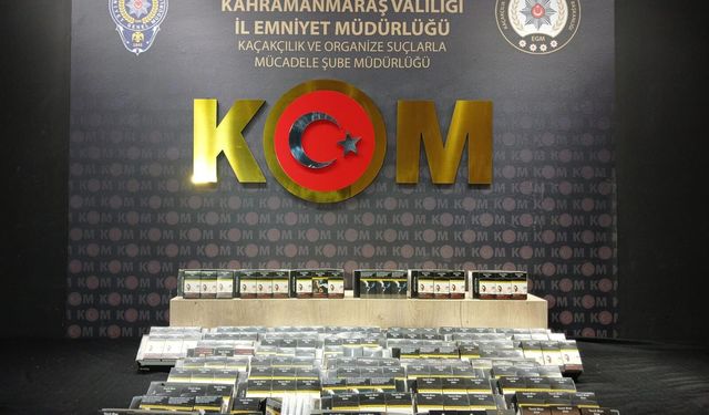 Kahramanmaraş’ta kaçakçılık operasyonu!