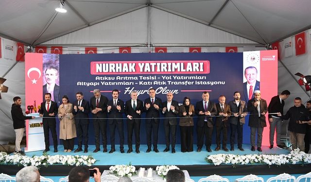 Nurhak Atıksu Arıtma Tesisi Hizmete Alındı!
