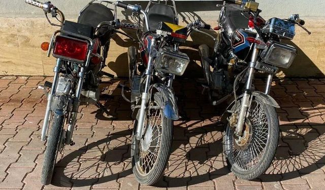 Kahramanmaraş’ta motosiklet hırsızları yakalandı!