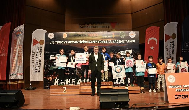 Kahramanmaraş Oryantiring U14 Türkiye Şampiyonasına Ev Sahipliği Yaptı!