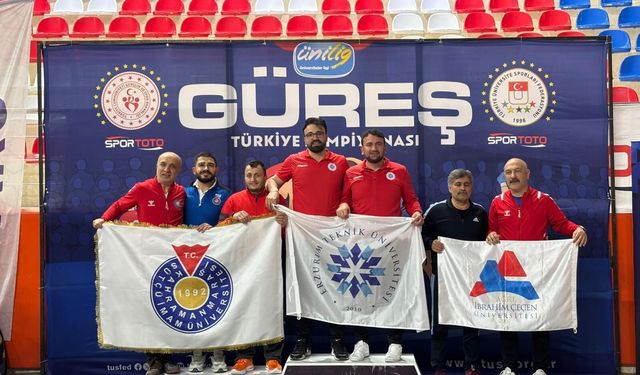 KSÜ’lü Güreşçiler Türkiye Şampiyonası’nda Zirvede!