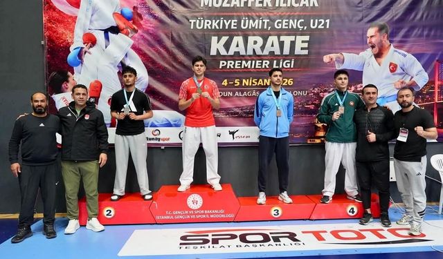 Kahramanmaraşlı karateci Türkiye ikincisi oldu!