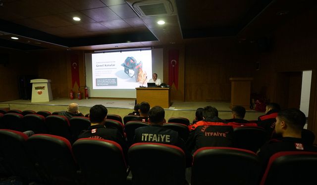 İtfaiye Personeline İş Güvenliği Eğitimi!