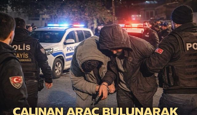 Kahramanmaraş’ta oto hırsızlığı şüphelileri yakalandı!