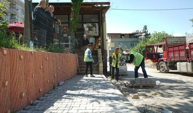 Büyükşehir’den Egemenlik Mahallesi’nde Cadde ve Sokak Yenileme Çalışması!