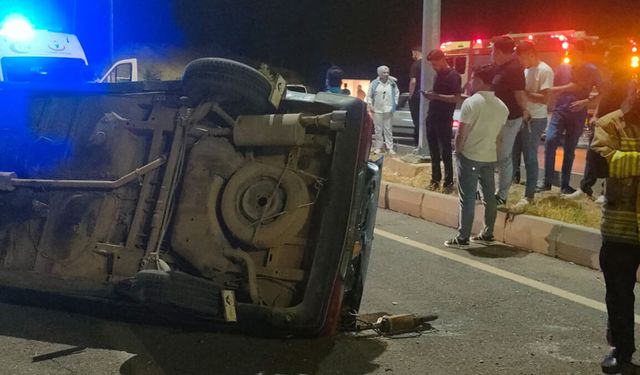 Kahramanmaraş’ta Otomobil Devrildi: 1 Yaralı!