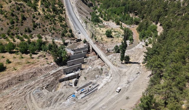 Bertiz’in Yeni Köprüsü Hızla Yükseliyor!