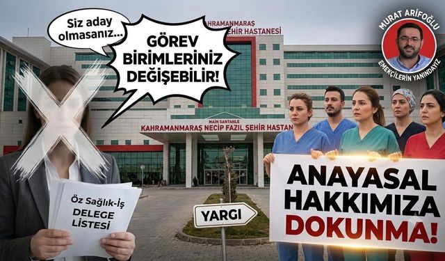 Necip Fazıl Şehir Hastanesi’nde mobbing ve sendikal baskı iddiaları!