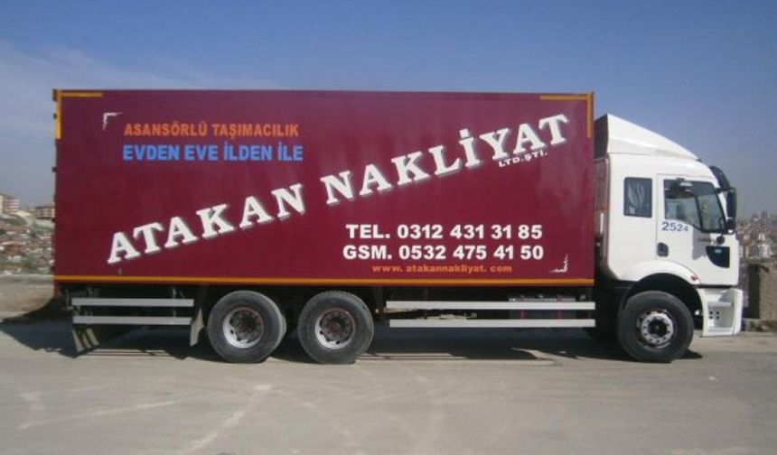 Ankara Eşya Taşıma Firmaları Çankaya