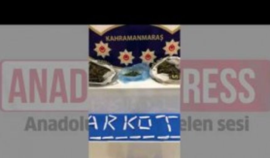 Kahramanmaraş'ta narkotik operasyonu