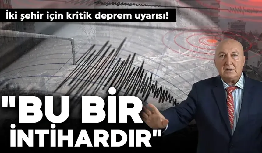 Prof. Dr. Ercan’dan Adana ve Mersin için deprem uyarısı