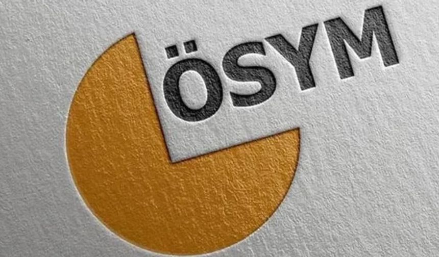 ÖSYM 2025 yılı sınav takvimi açıklandı!