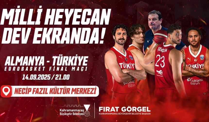 Final Coşkusu Kahramanmaraş’ta Hep Birlikte Yaşanacak!