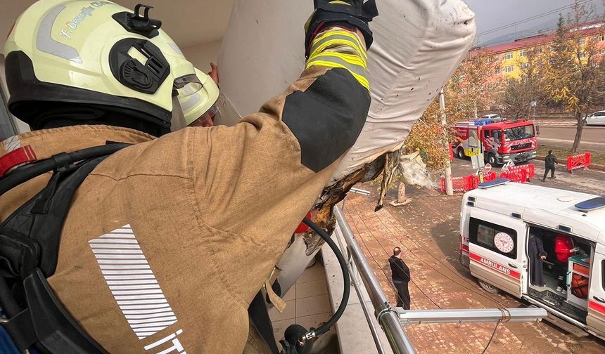 Kahramanmaraş’ta itfaiyenin zamanında müdahalesi hayat kurtardı!