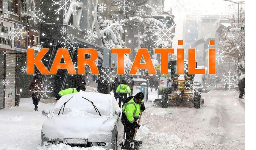 Kahramanmaraş’ta Kar Tatili! İşte Tatil Edilen İlçeler...