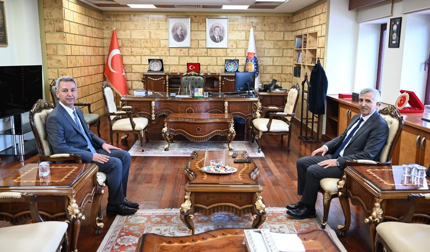 KSÜ Rektörü Okumuş’a ziyaretler devam ediyor