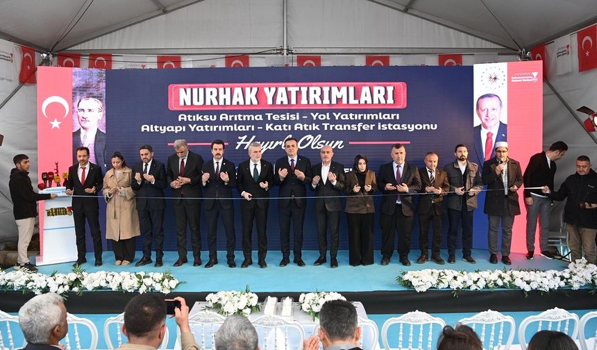 Kahramanmaraş Büyükşehir’in Nurhak Yatırımlarının Açılışı Gerçekleştirildi