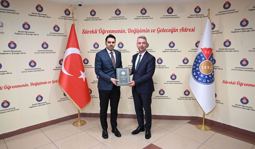 KSÜ, TİKA Başkanı Abdullah Eren’i Ağırladı!