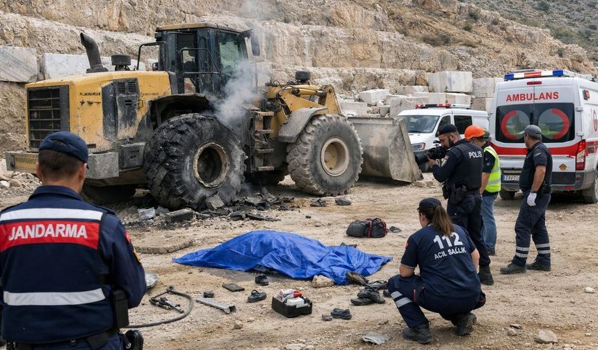 Kahramanmaraş’ta mermer ocağında patlama! 1 ölü