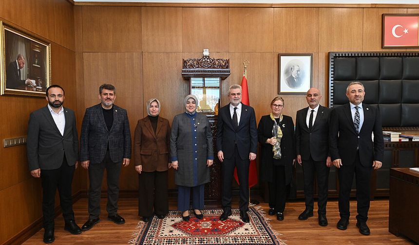 Başkan Görgel, AK Parti Kadın Kolları Başkanı Ercan’ı Makamında Ağırladı!