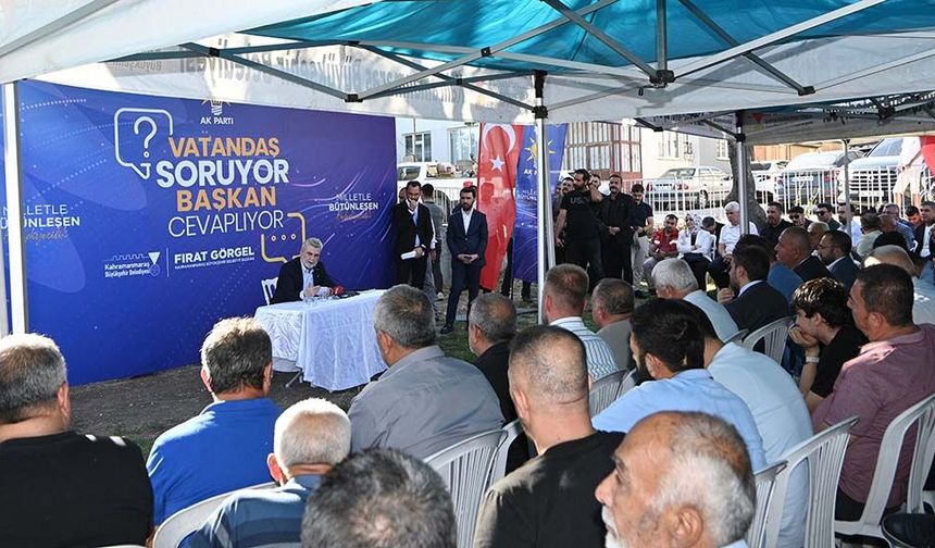Başkan Görgel; “Kahramanmaraş’ımızı Geleceğe Güçlü Yatırımlarla Hazırlıyoruz”